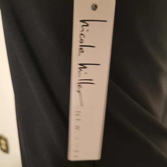 Nichole Miller Black Women's Top Party Causal Night Out - Picture 4 of 5